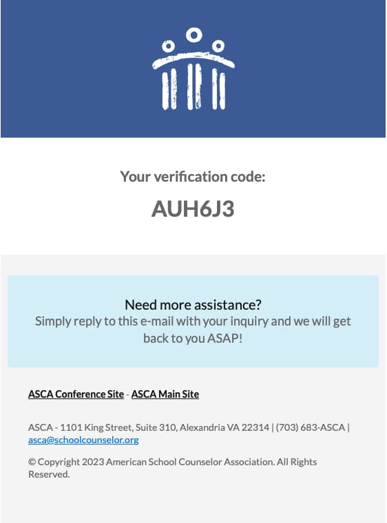 verify email email