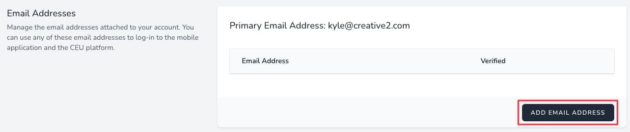 add email button